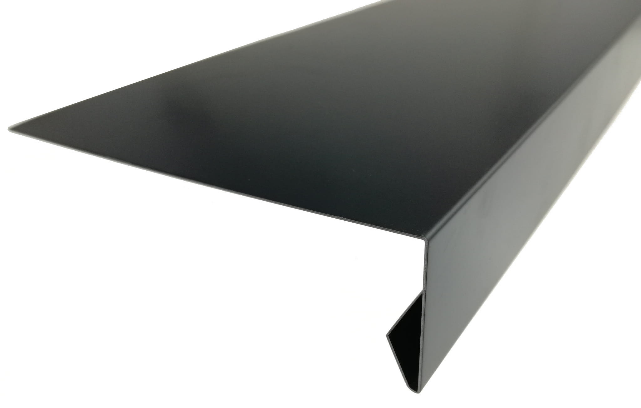 Profil balkonowy okapowy aluminiowy AVZ Antracyt MAT 7016m, gr. 0,7mm 6cm 5cm AVZ-PROFIL-001-RRDLW 34993247563142